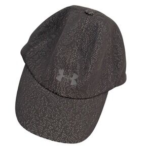 Under Armour Baseball Cap‎ Women OSFA Black Dash Print Athletic Adjustable Hat